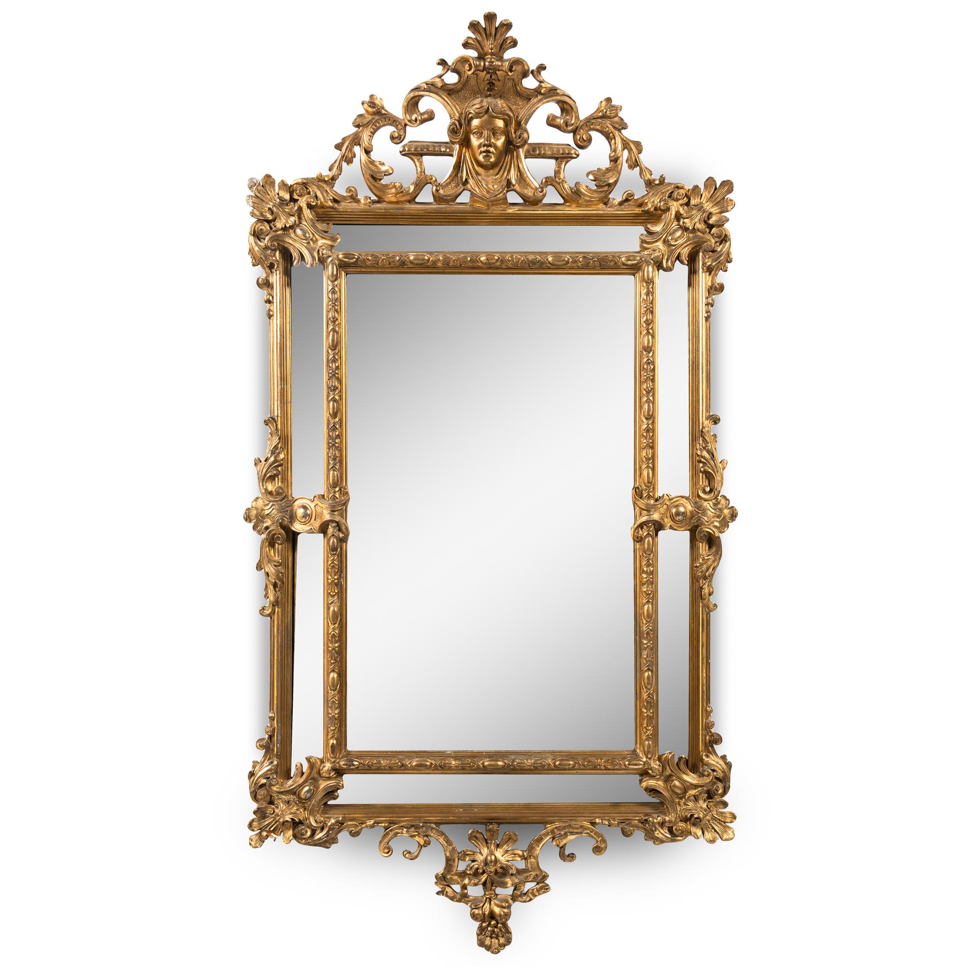 An Italian Giltwood Mirror
