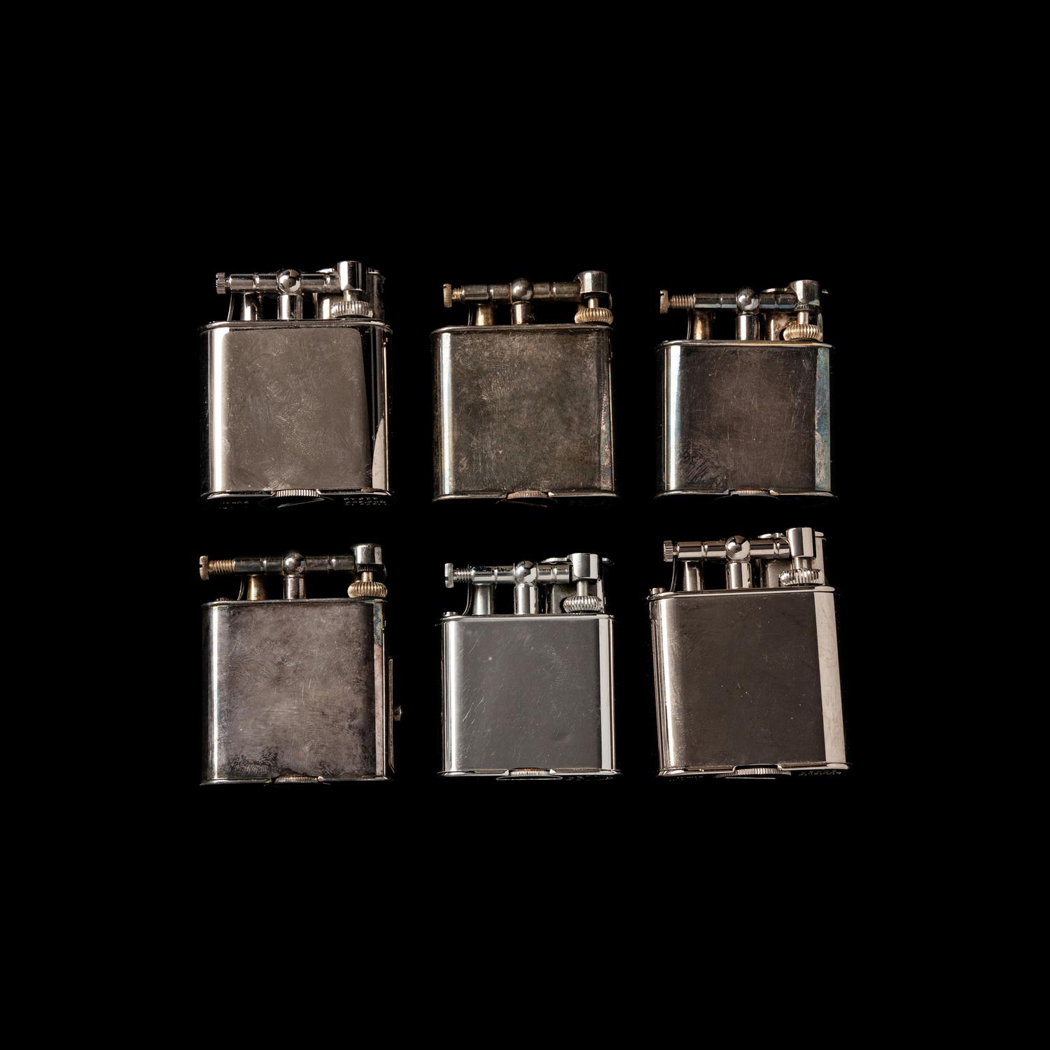 Six Alfred Dunhill Lighters