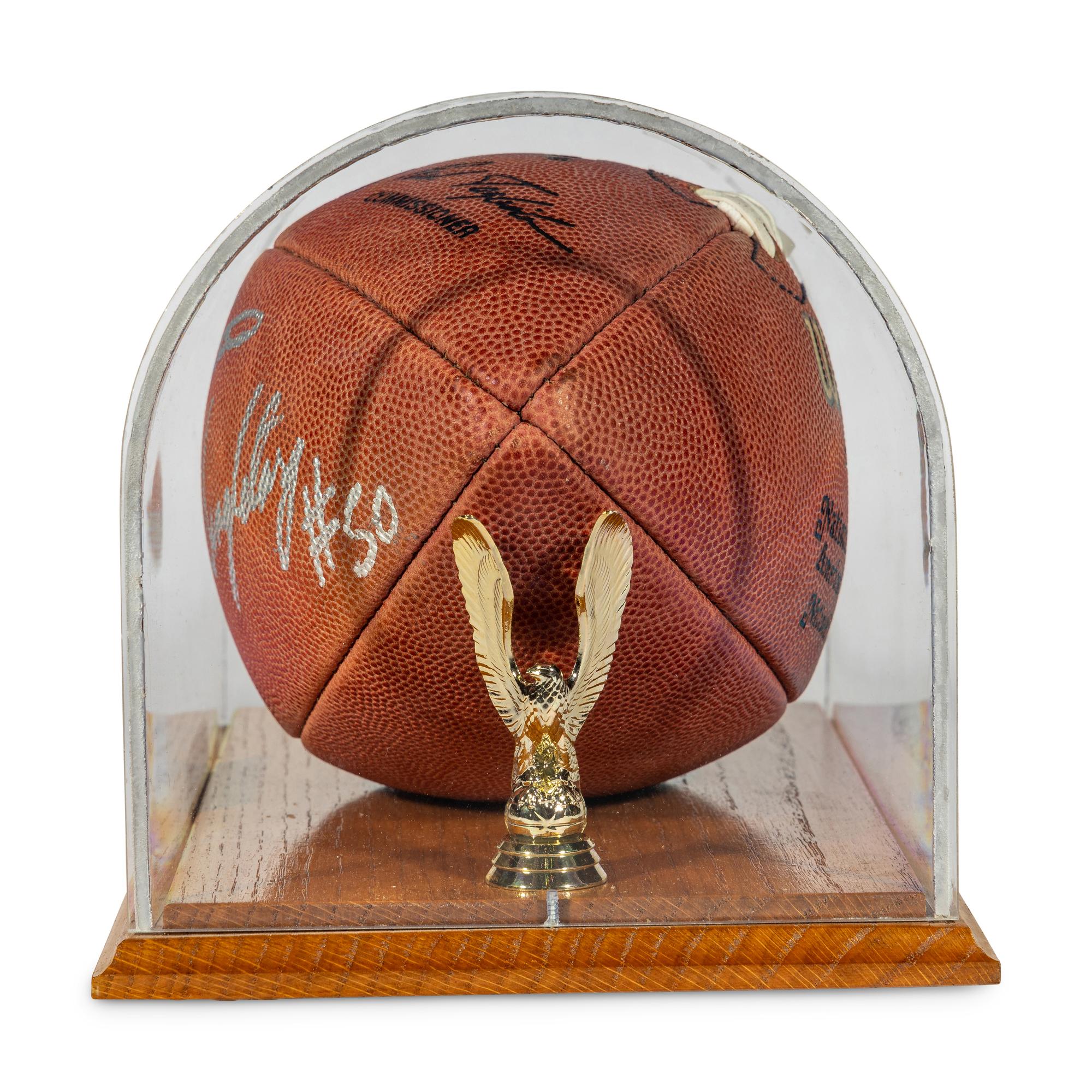 A Group of Chicago Bears Signed Autograph Footballs,