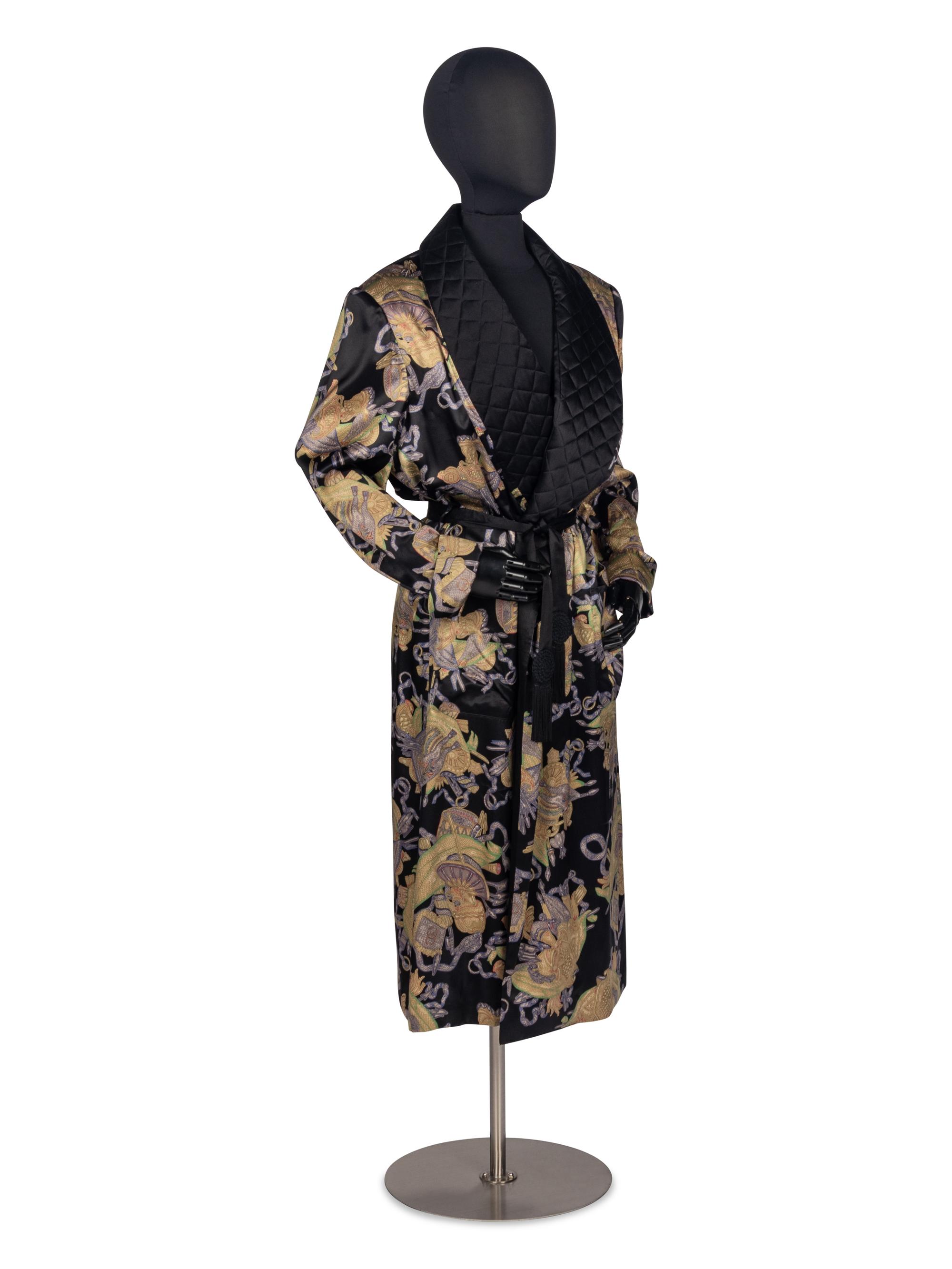 Chanel Smoking Jacket with Tasseled Belt