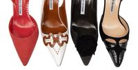 Four Pairs of Manolo Blahnik Shoes