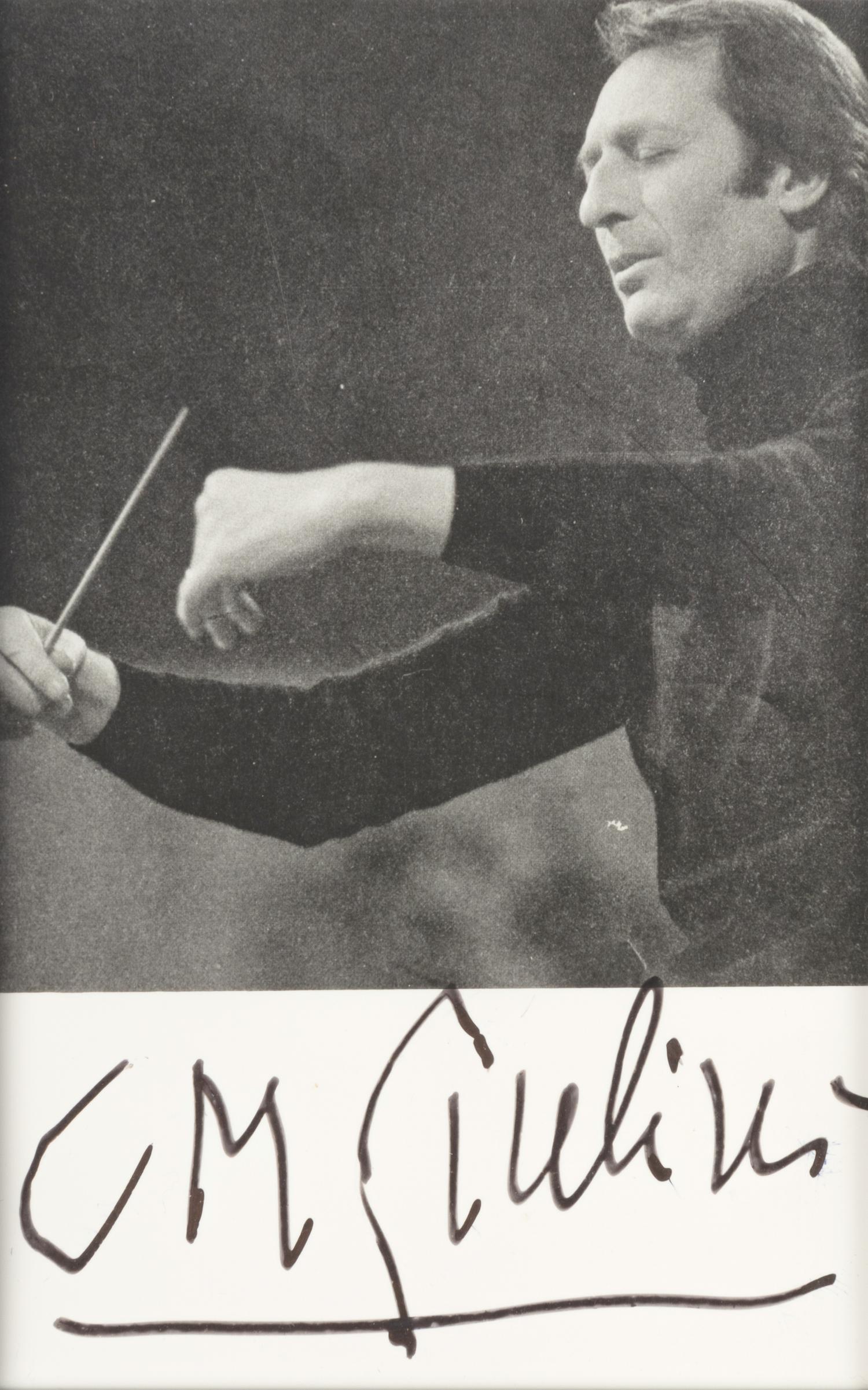 [19TH AND 20TH-CENTURY COMPOSERS AND CONDUCTORS]. A group of 6 photographs, photographic prints, or cartes de visite of opera conductors and composers from the 19th and 20th century, most signed, comprising images of:
