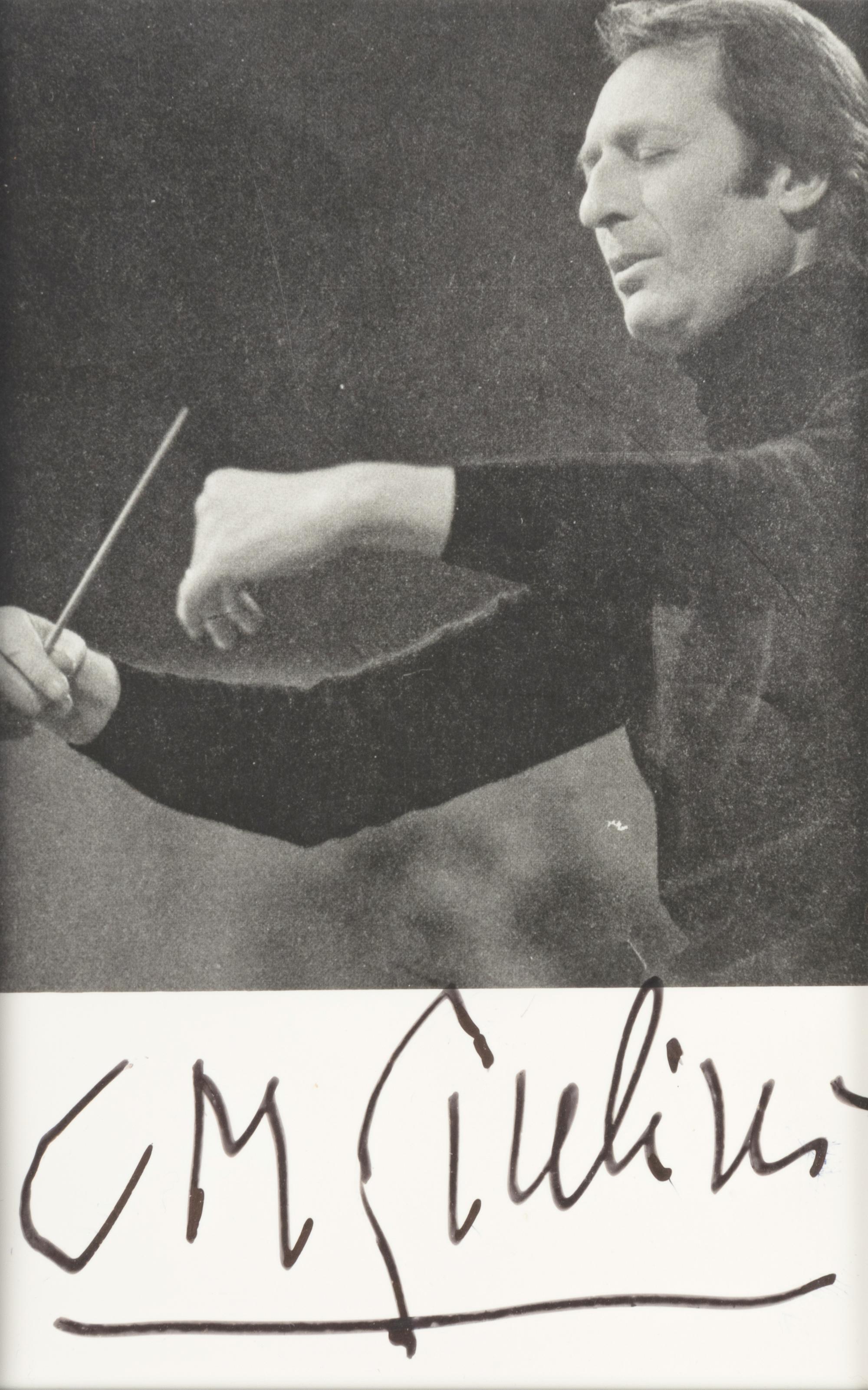 [19TH AND 20TH-CENTURY COMPOSERS AND CONDUCTORS]. A group of 6 photographs, photographic prints, or cartes de visite of opera conductors and composers from the 19th and 20th century, most signed, comprising images of: