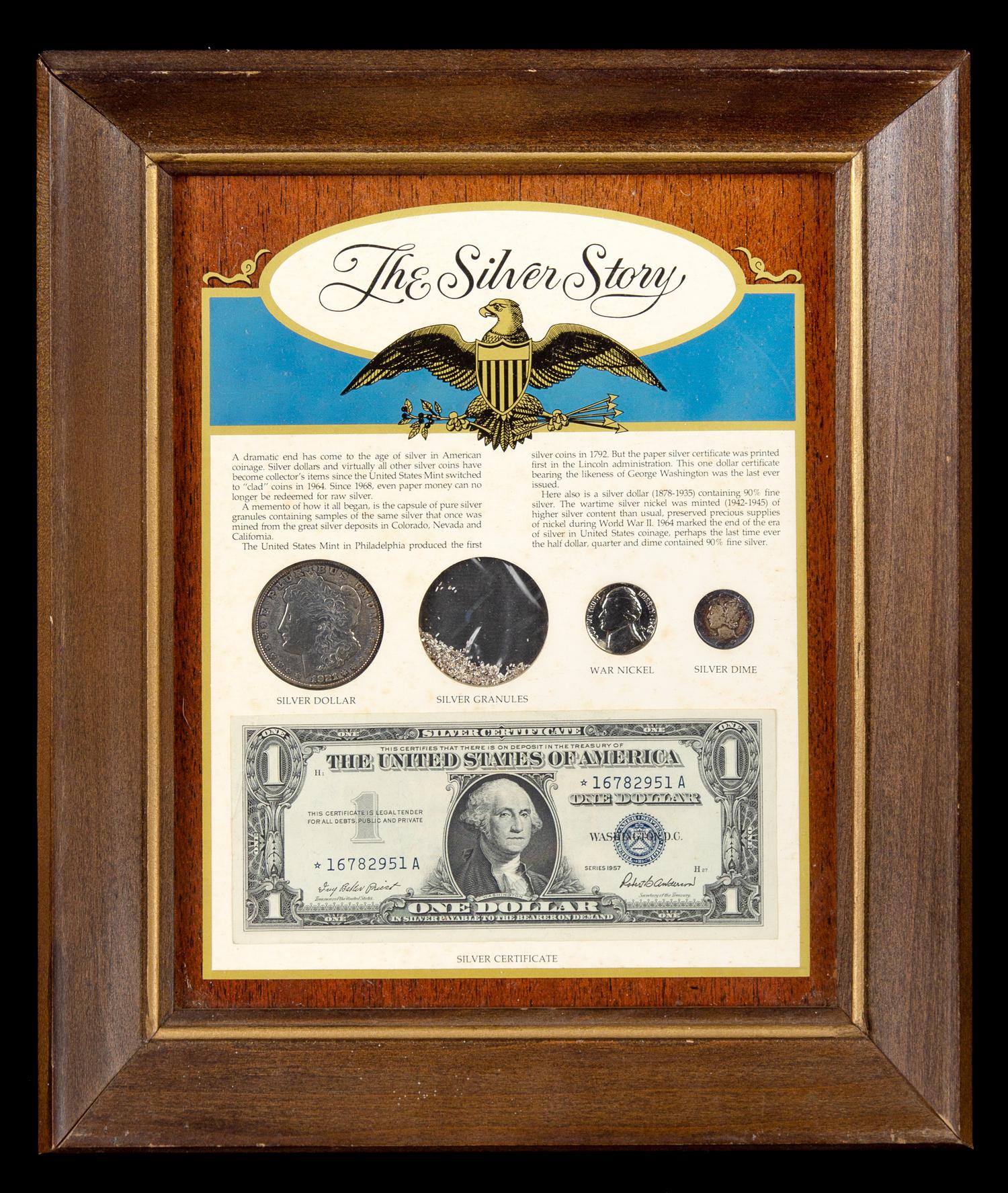 *A Group of Three United States Numismatic Display Frames
