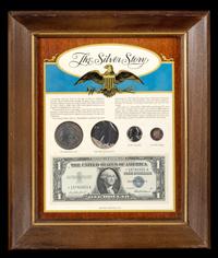 *A Group of Three United States Numismatic Display Frames