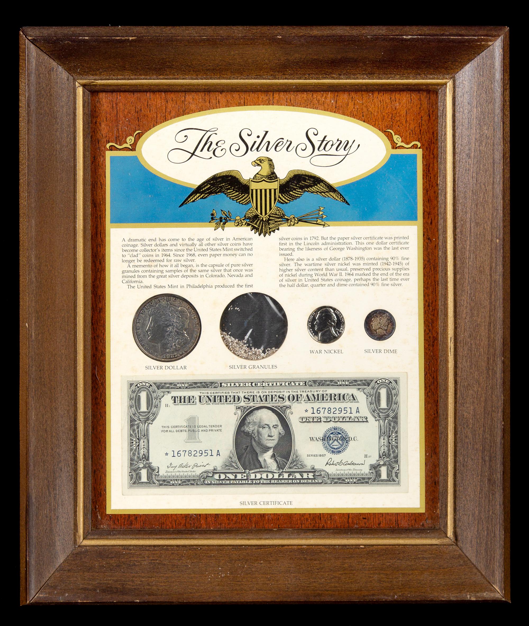 *A Group of Three United States Numismatic Display Frames