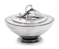 A Harald Nielsen for Georg Jensen Silver Covered Bowl