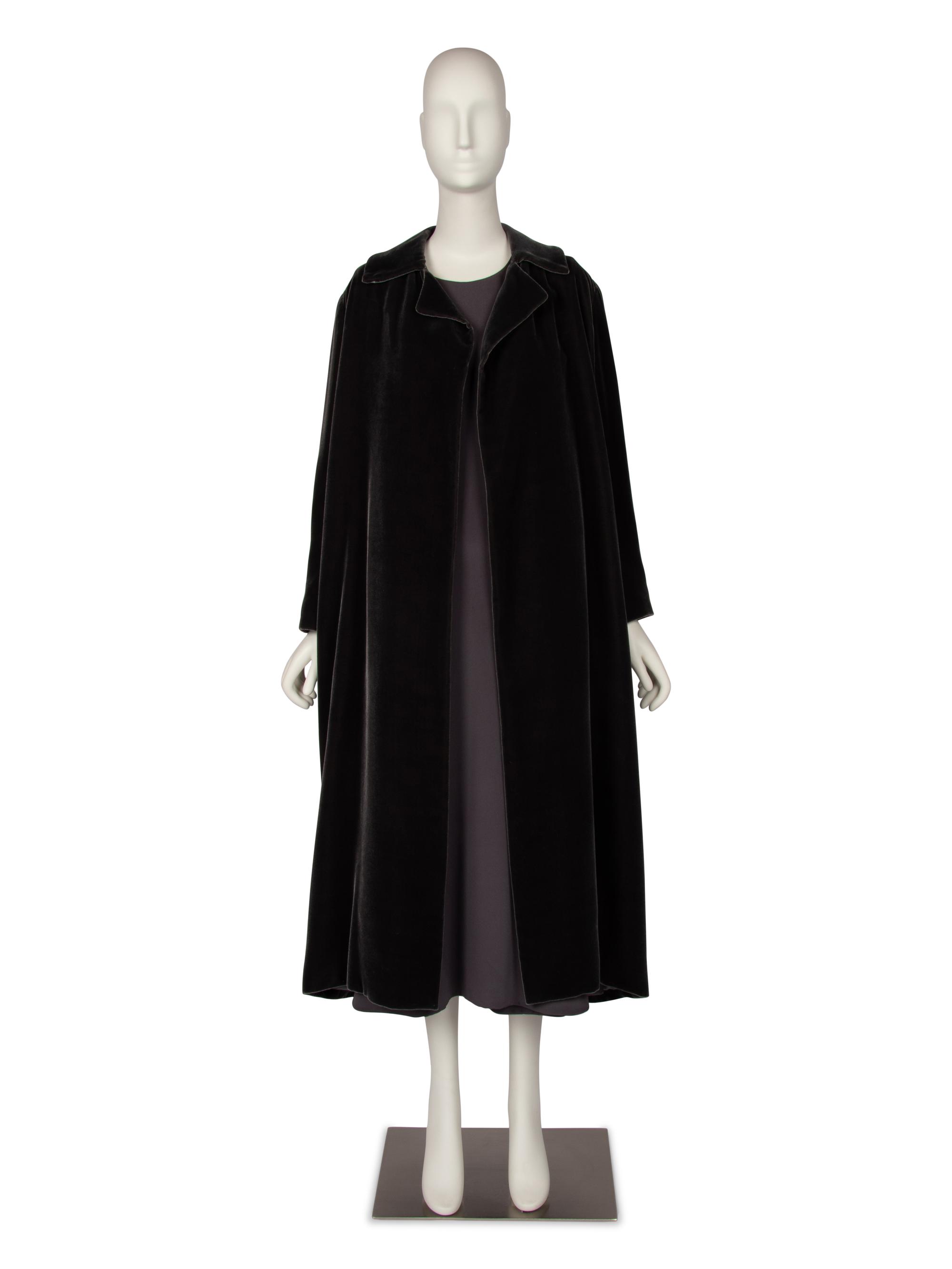 Christian Dior Haute Couture Velvet Coat and Dress Ensemble, Autumn/Winter 2017