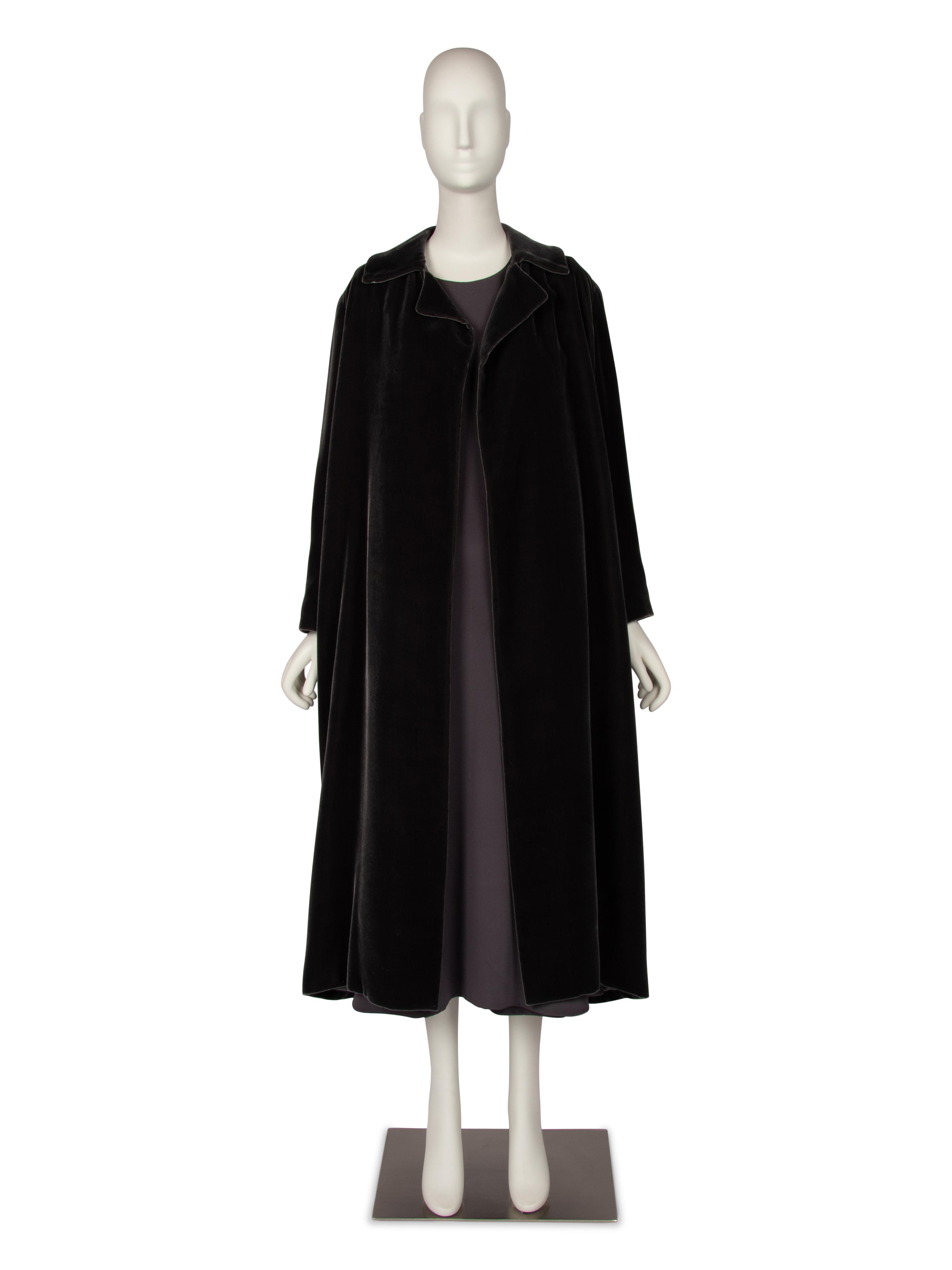 Christian Dior Haute Couture Velvet Coat and Dress Ensemble, Autumn/Winter 2017