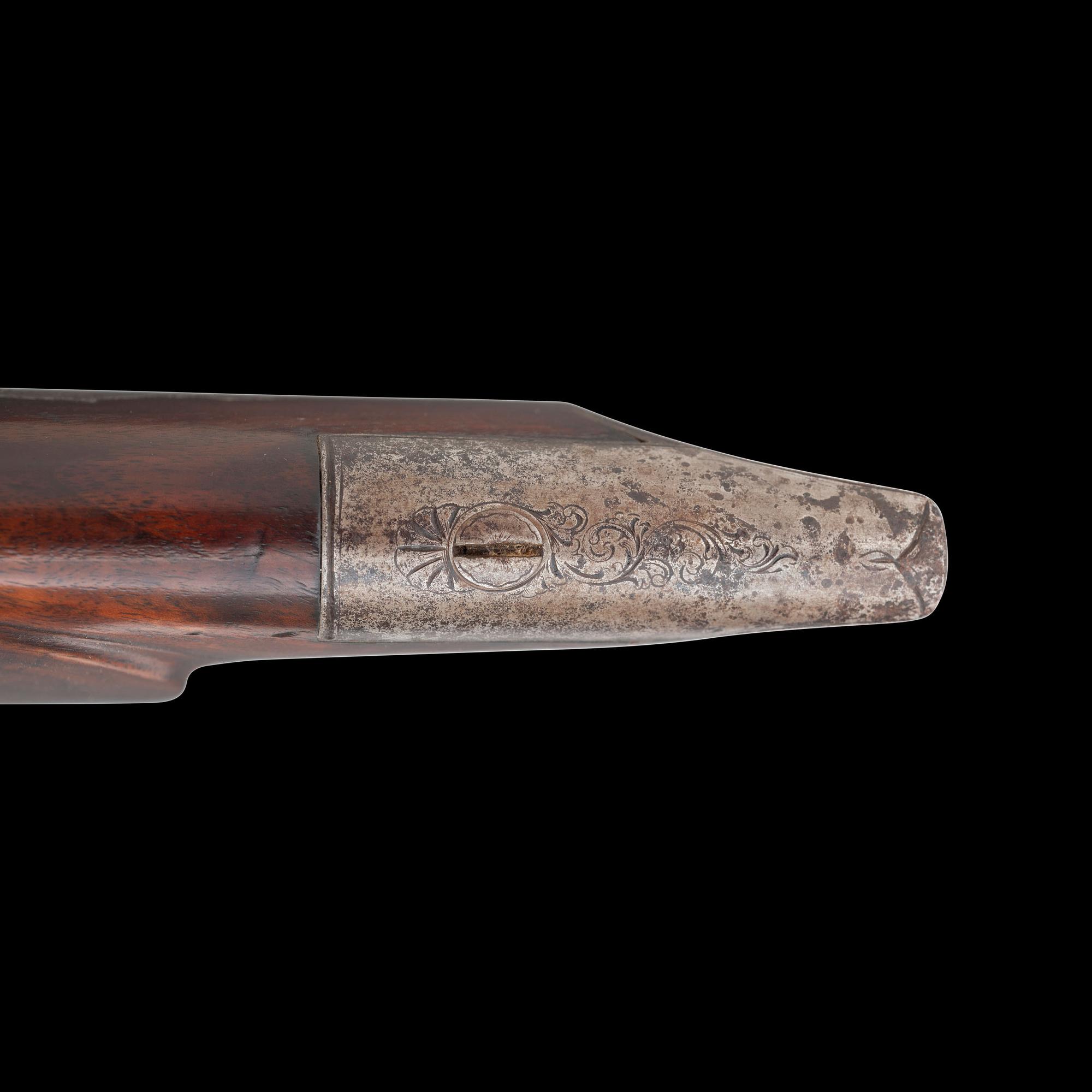 Lovely H.E. Dimick St. Louis Half-Stock Percussion Heavy Sporting Rifle