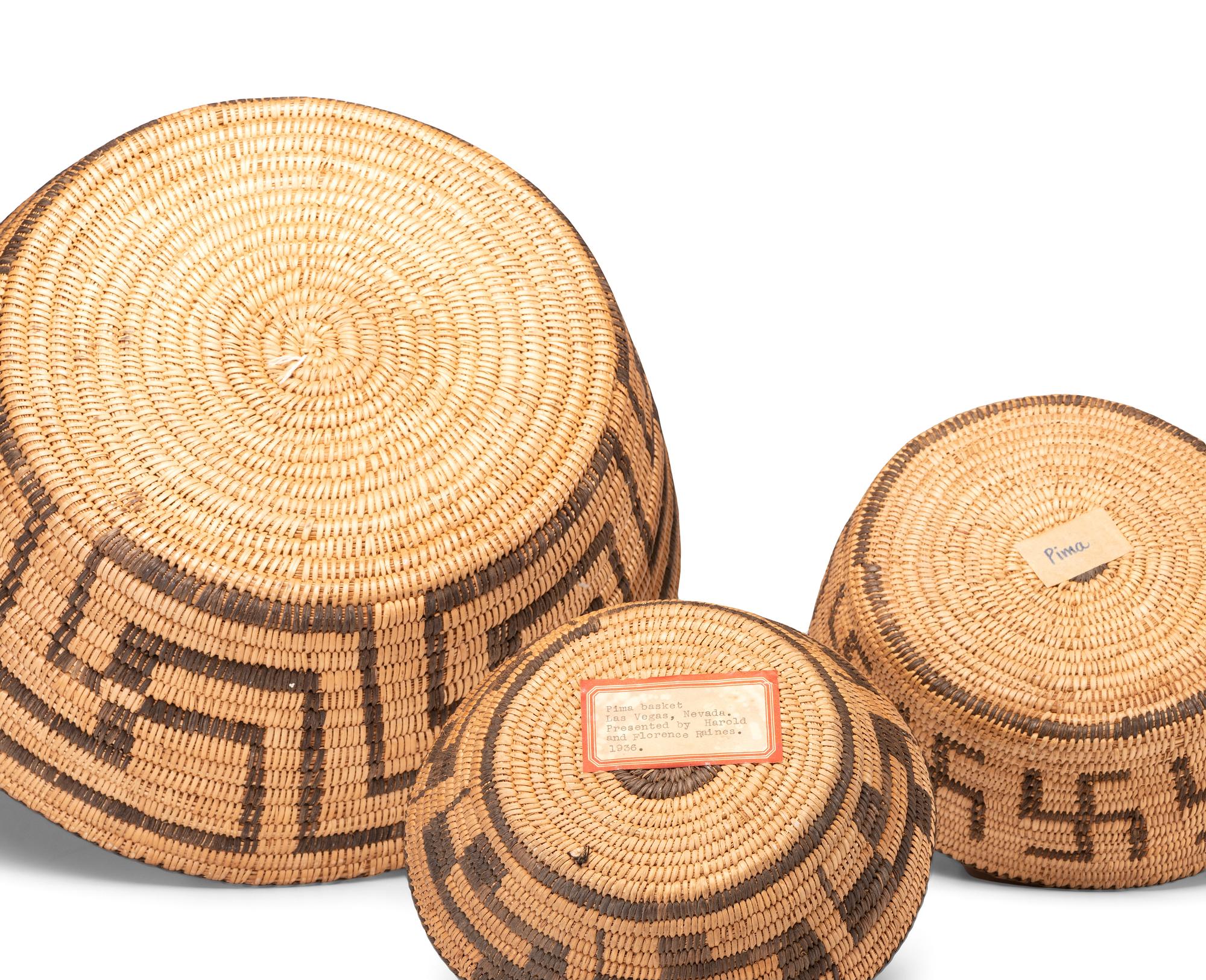 Akimel O'odham Baskets