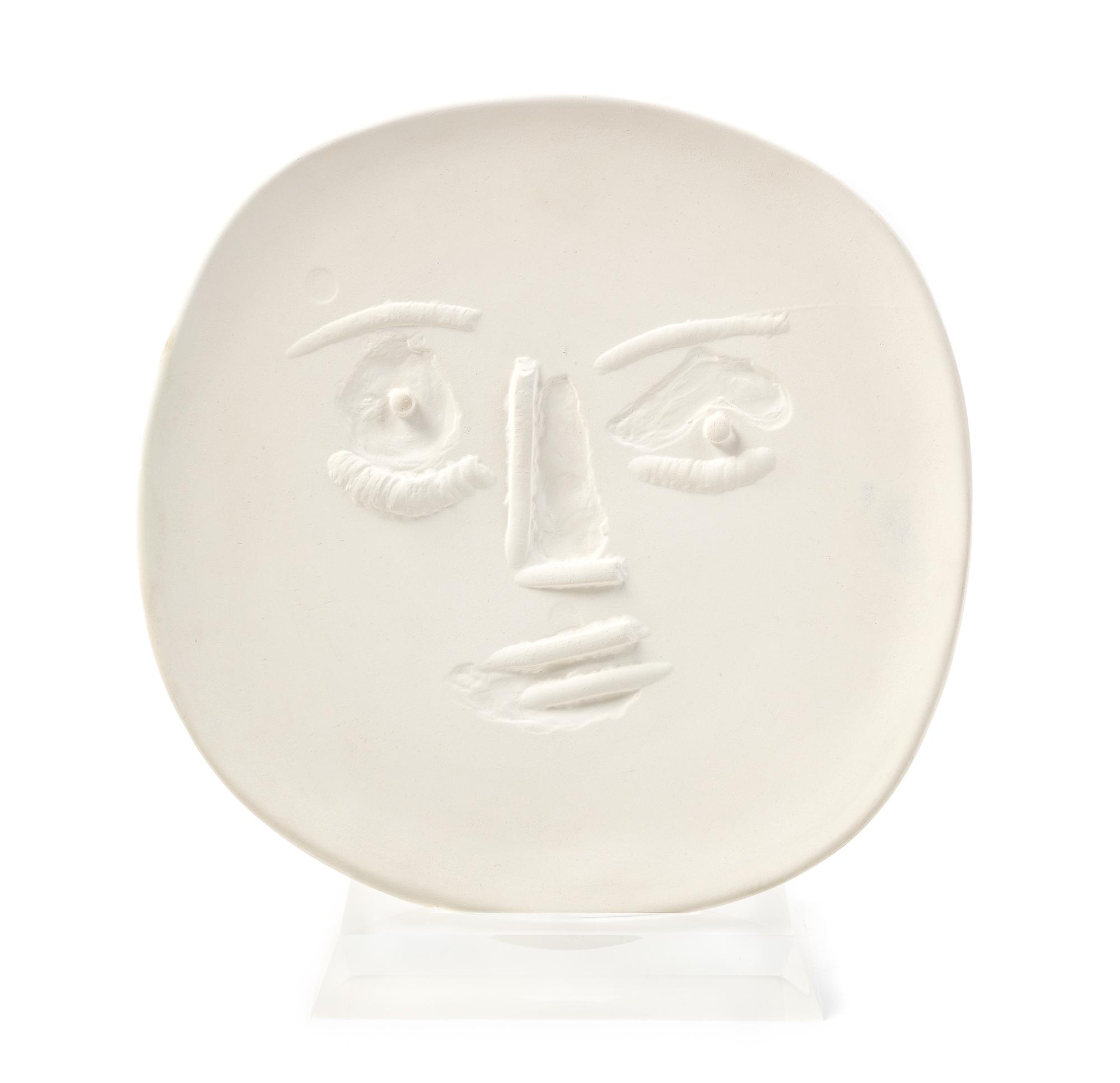 Pablo Picasso, (Spanish, 1881-1973), Visage aux grands yeux, 1960