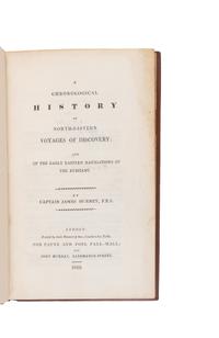 [Travel & Exploration] Burney, Captain James. A Chronological History of North-Eastern Voyages of Discovery; and of the Early Eastern Navigations of The Russians