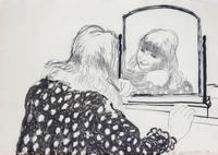 Ann Combing Her Hair