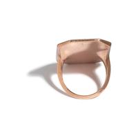 GEORGIAN, ROSE GOLD AND PORTRAIT MINIATURE RING