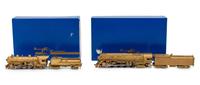 Two Factory Boxed Ketsumi Brass HO-Gauge Locomotive and Tenders