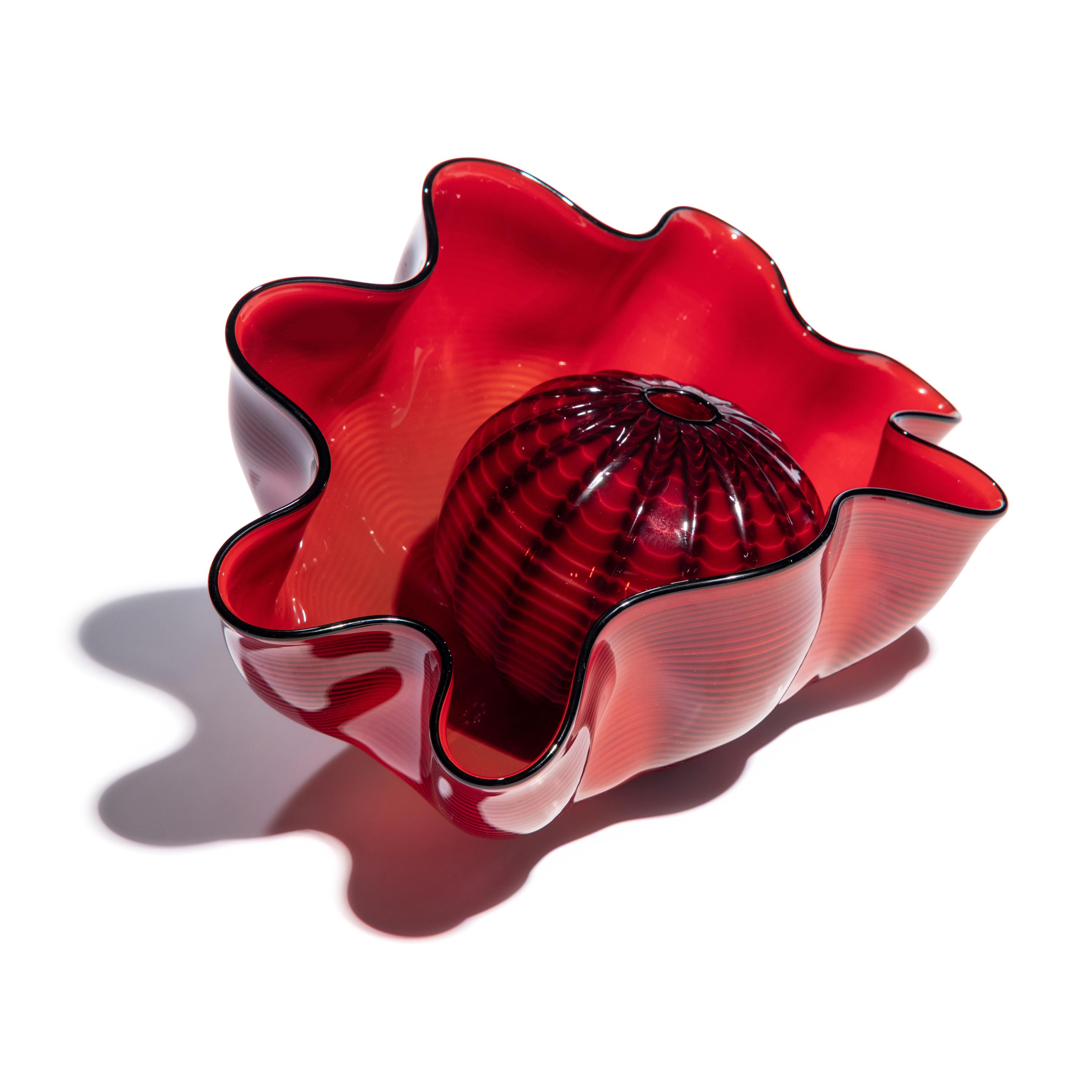 Dale Chihuly (American, b. 1941) — Red Seaform Set, 1995