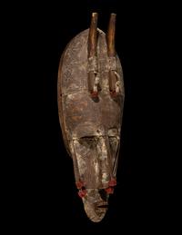 A Bamana or Marka Wood Face Mask