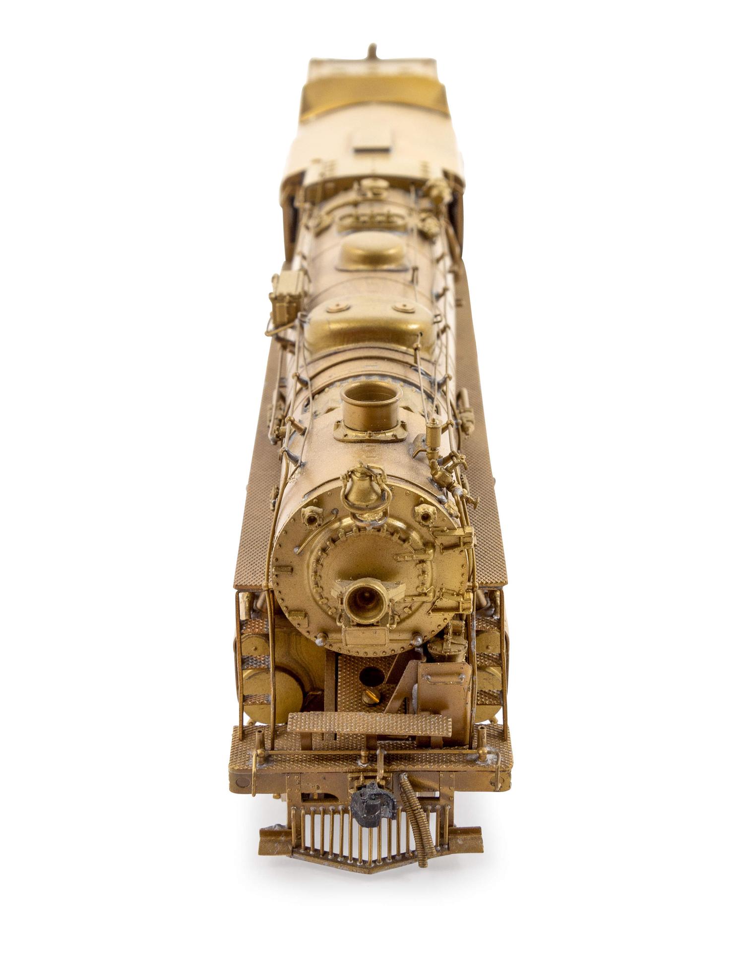 A United Scale Models Brass HO-Gauge 4-6-4 Locomotive and Tender