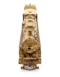 A United Scale Models Brass HO-Gauge 4-6-4 Locomotive and Tender