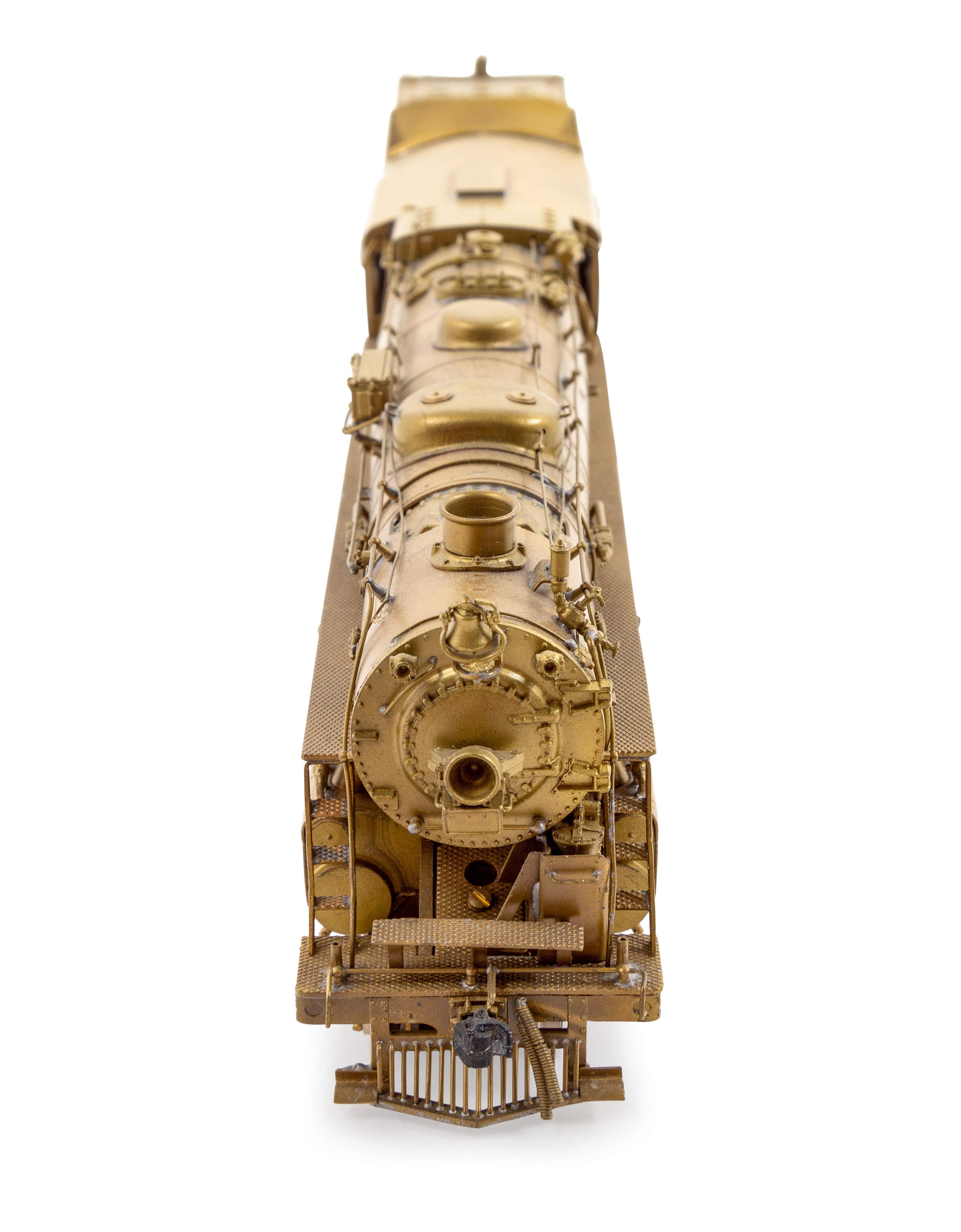 A United Scale Models Brass HO-Gauge 4-6-4 Locomotive and Tender