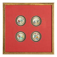 Eight Chinese Enamel on Copper Snuff Dishes