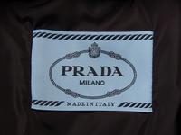 PRADA, BELTED WOOL PUFFER VEST
