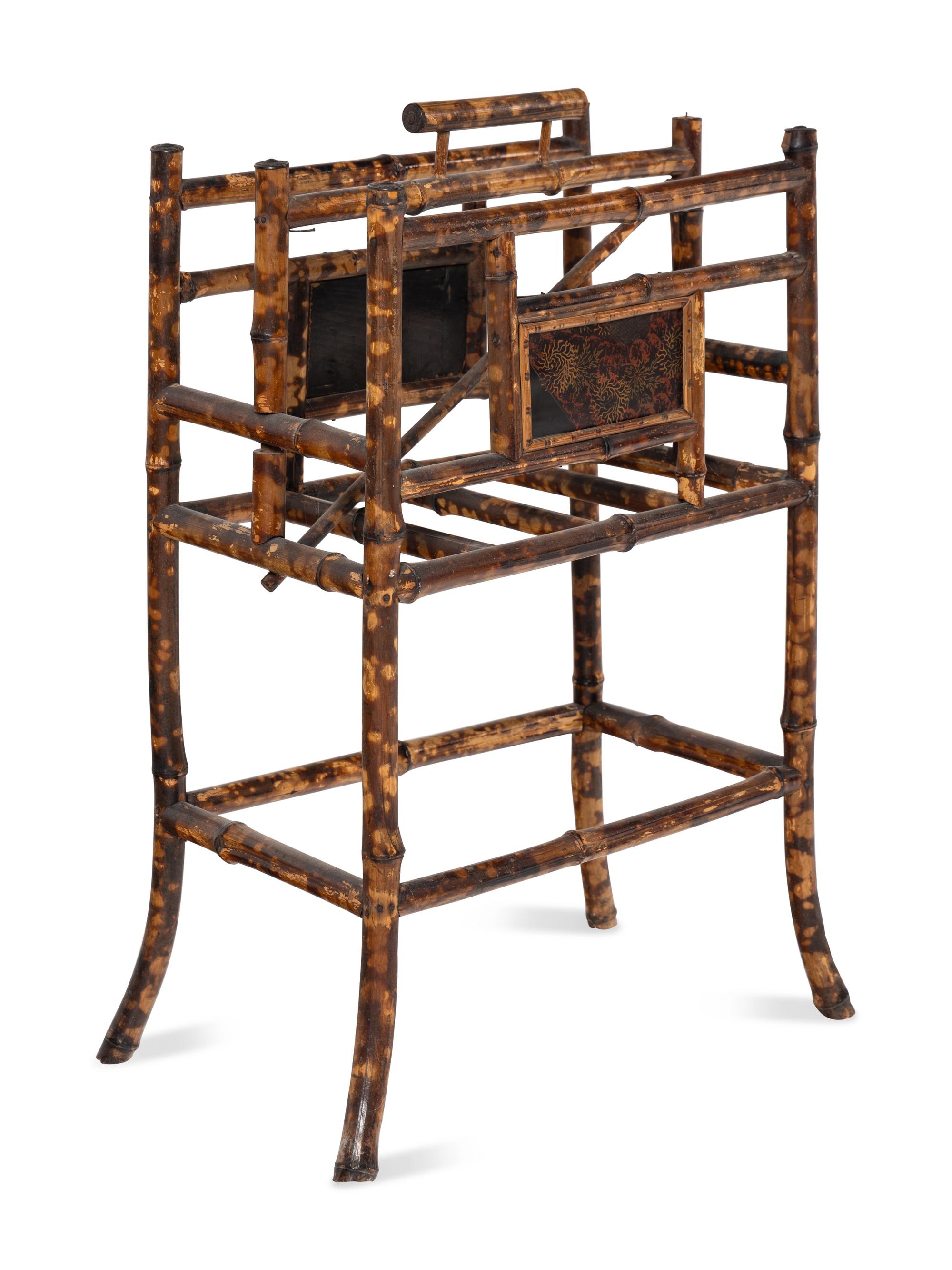 A Victorian Bamboo Canterbury