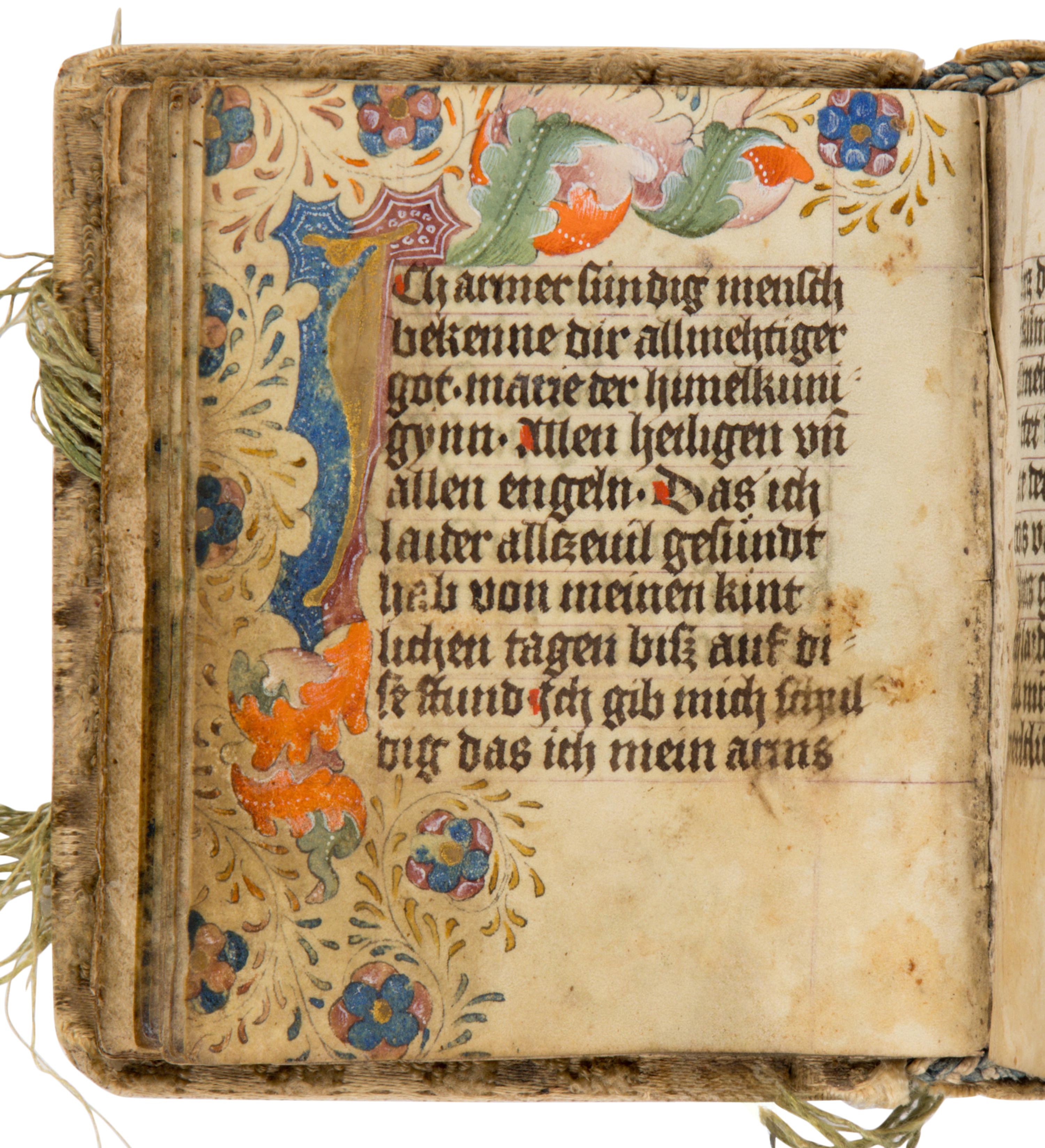 PAUL MÜLICH (scribe) Prayerbook, in Latin and German, illuminated manuscript on parchment [Germany, Nuremberg, 1423]