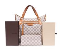 Two Louis Vuitton Damier Azur Items: One Handbag and One Wallet, 2012