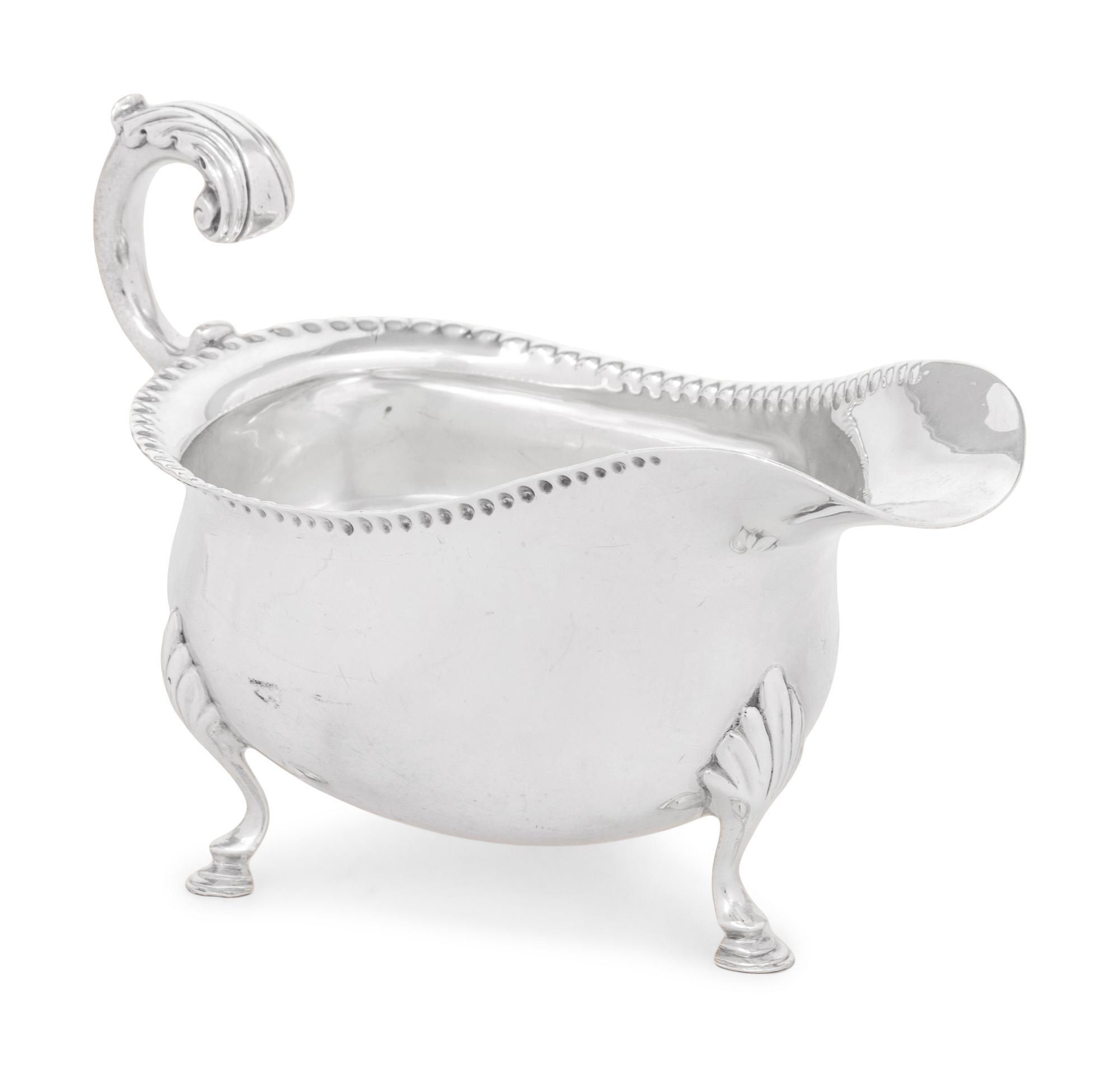 An English Silver Sauce Boat