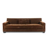 A Custom Velvet Upholstered Sofa