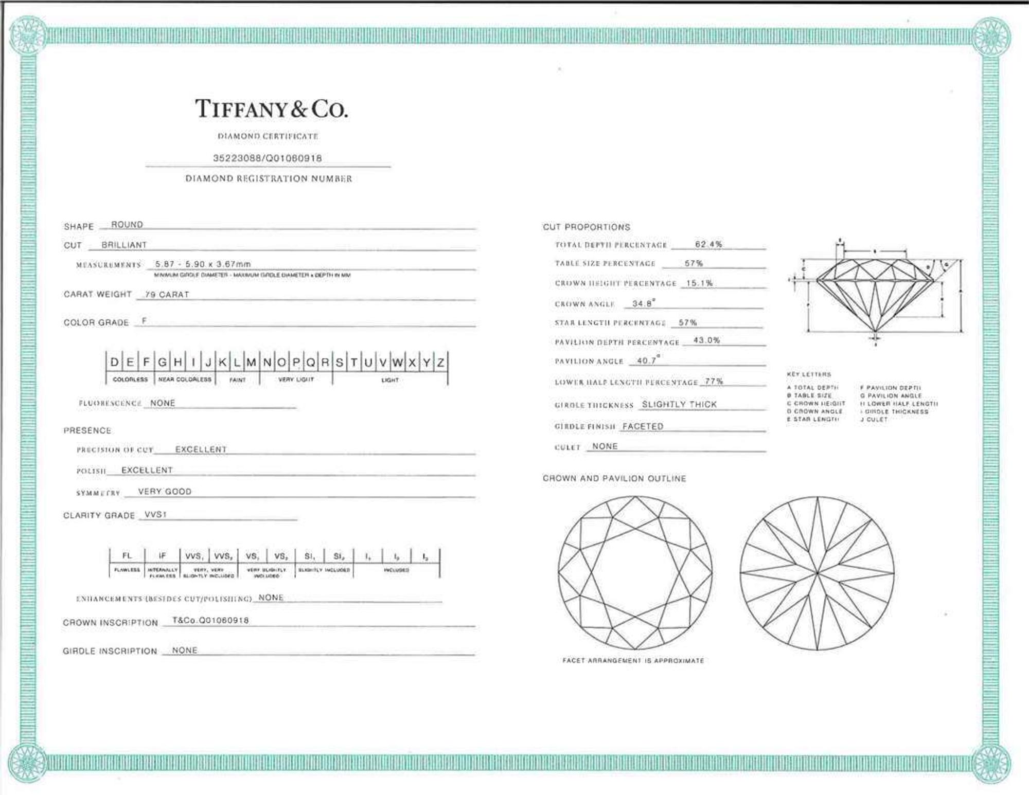 A Pair of Elsa Peretti for Tiffany & Co. Diamond Studs