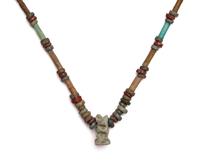 Two Egyptian Bead and Faience Necklaces and Earrings