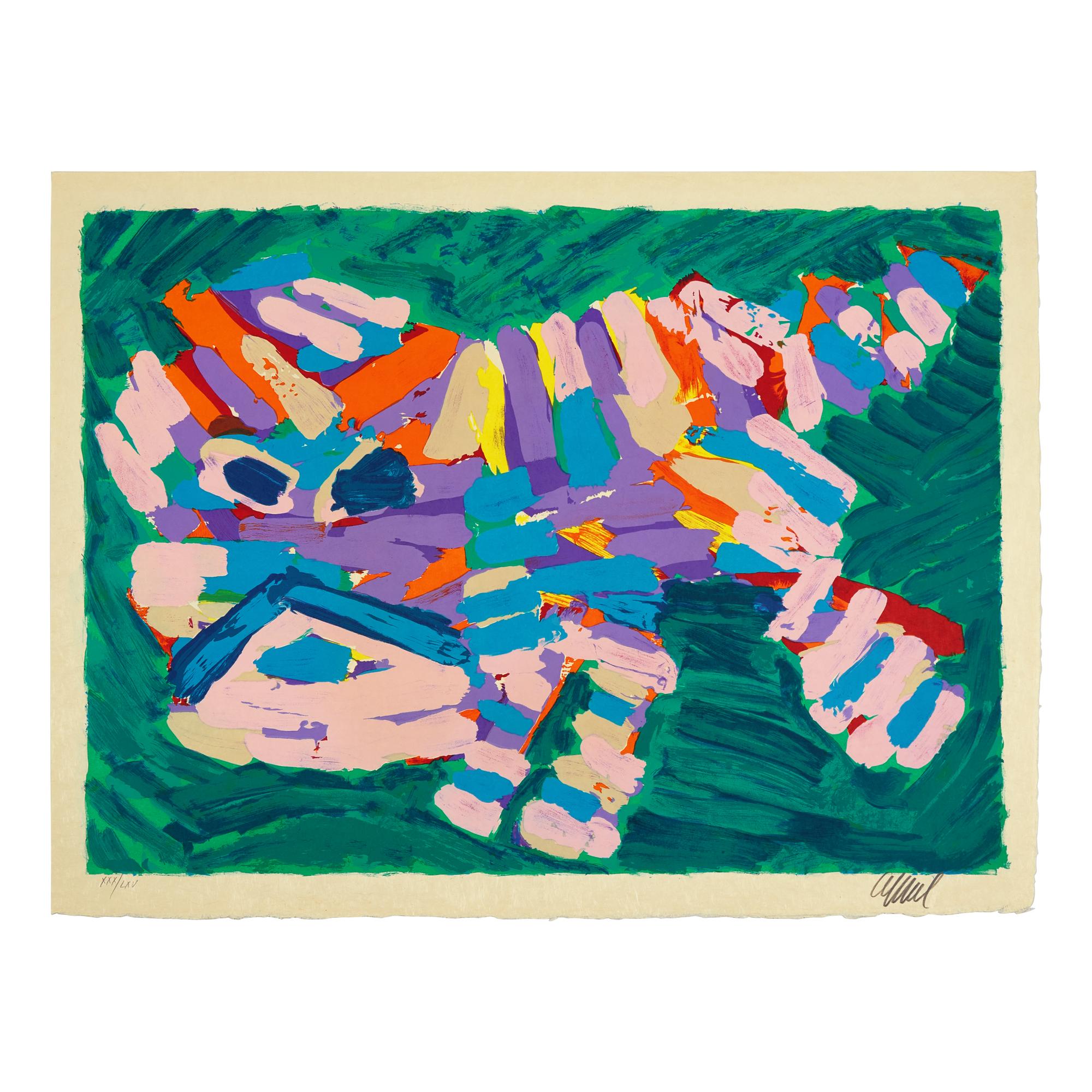 Karel Appel (Dutch, 1921-2006) — Cats (complete portfolio of seventeen lithographs, with title page and portfolio case), 1978