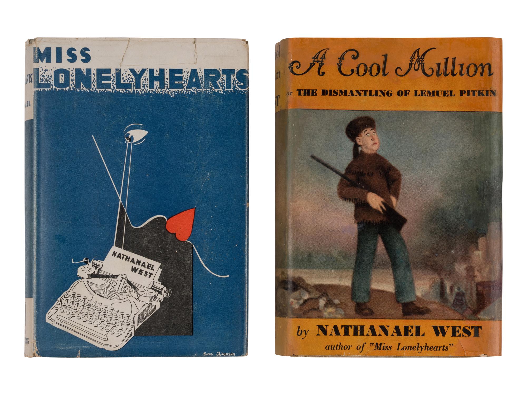 WEST, Nathanael (1903-1940). Miss Lonelyhearts . New York: Greenberg Publishers, [1933].
