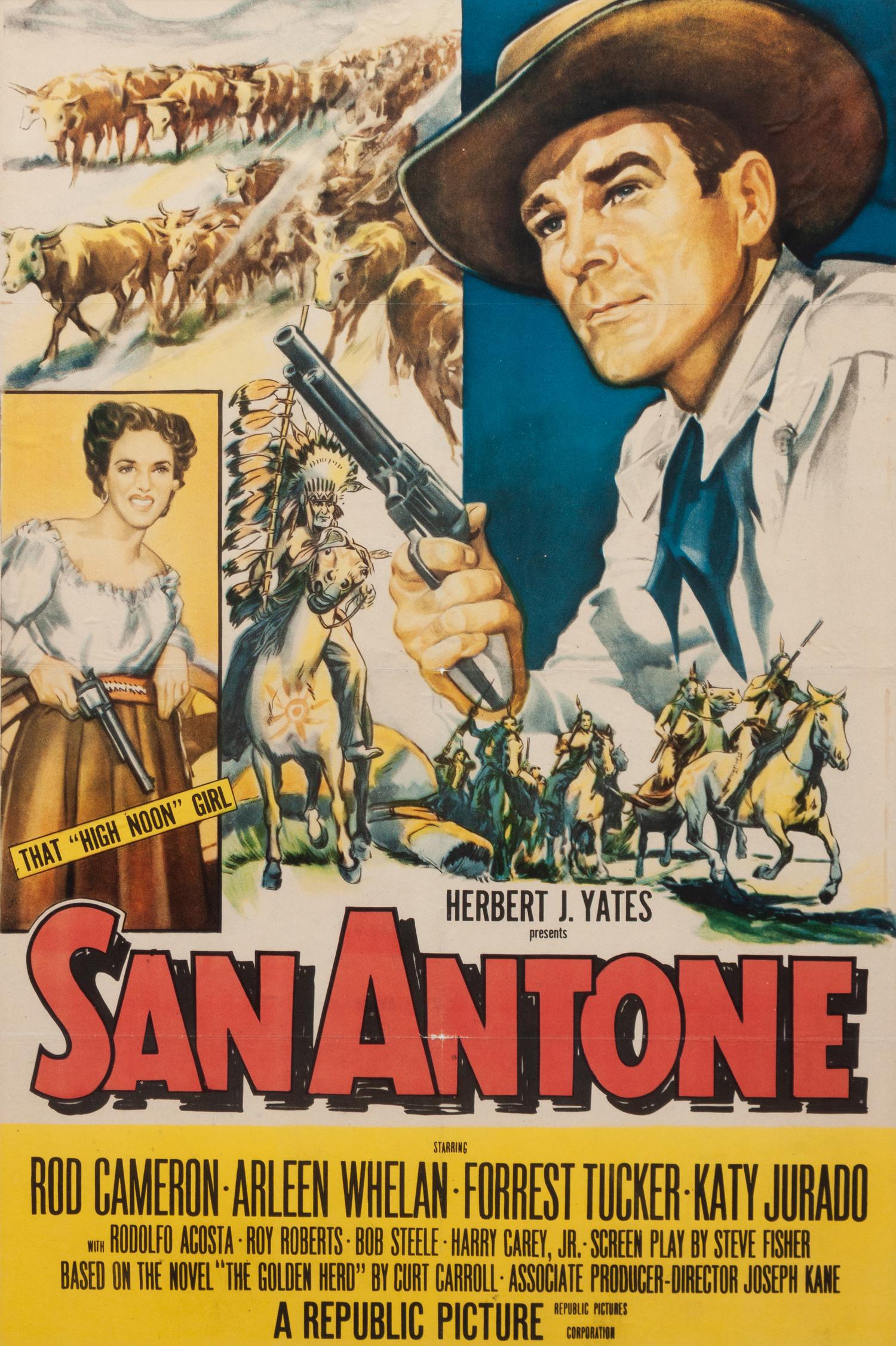 Vintage Movie Poster, San Antone