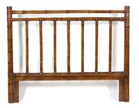 A Bamboo Headboard Height 70 1/4 x width 87 inches. — 20TH CENTURY