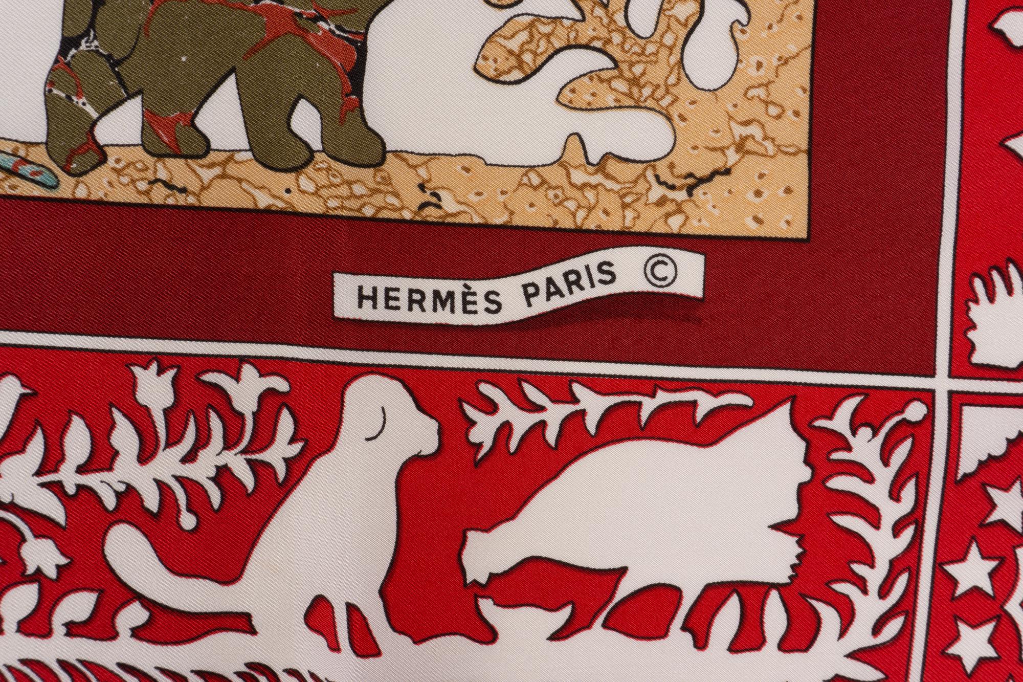 Hermès Scarf Made for The Art Institute of Chicago, 1970