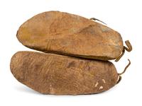 Cheyenne Child's Beaded Hide Moccasins