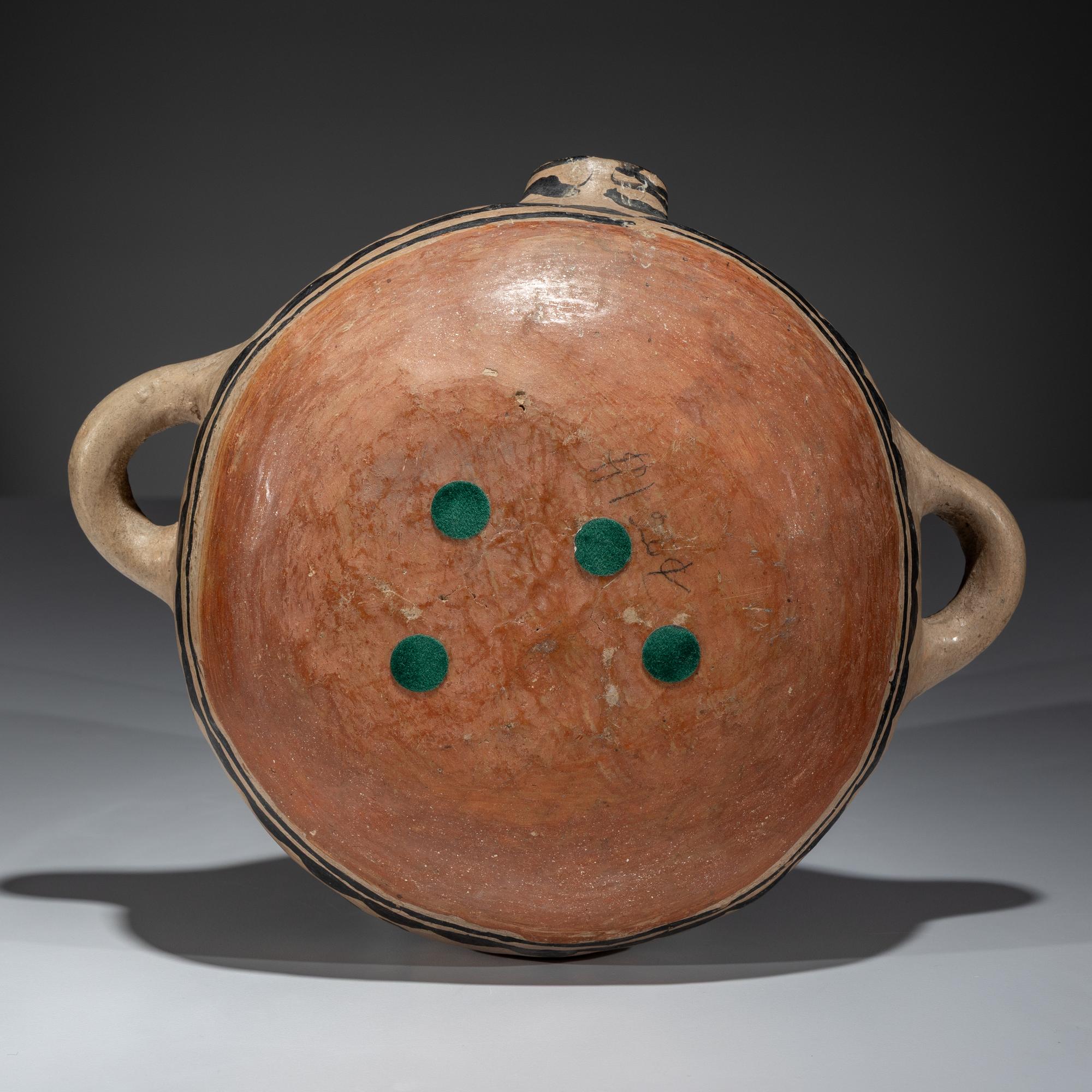 Cochiti Figural Pottery Canteen