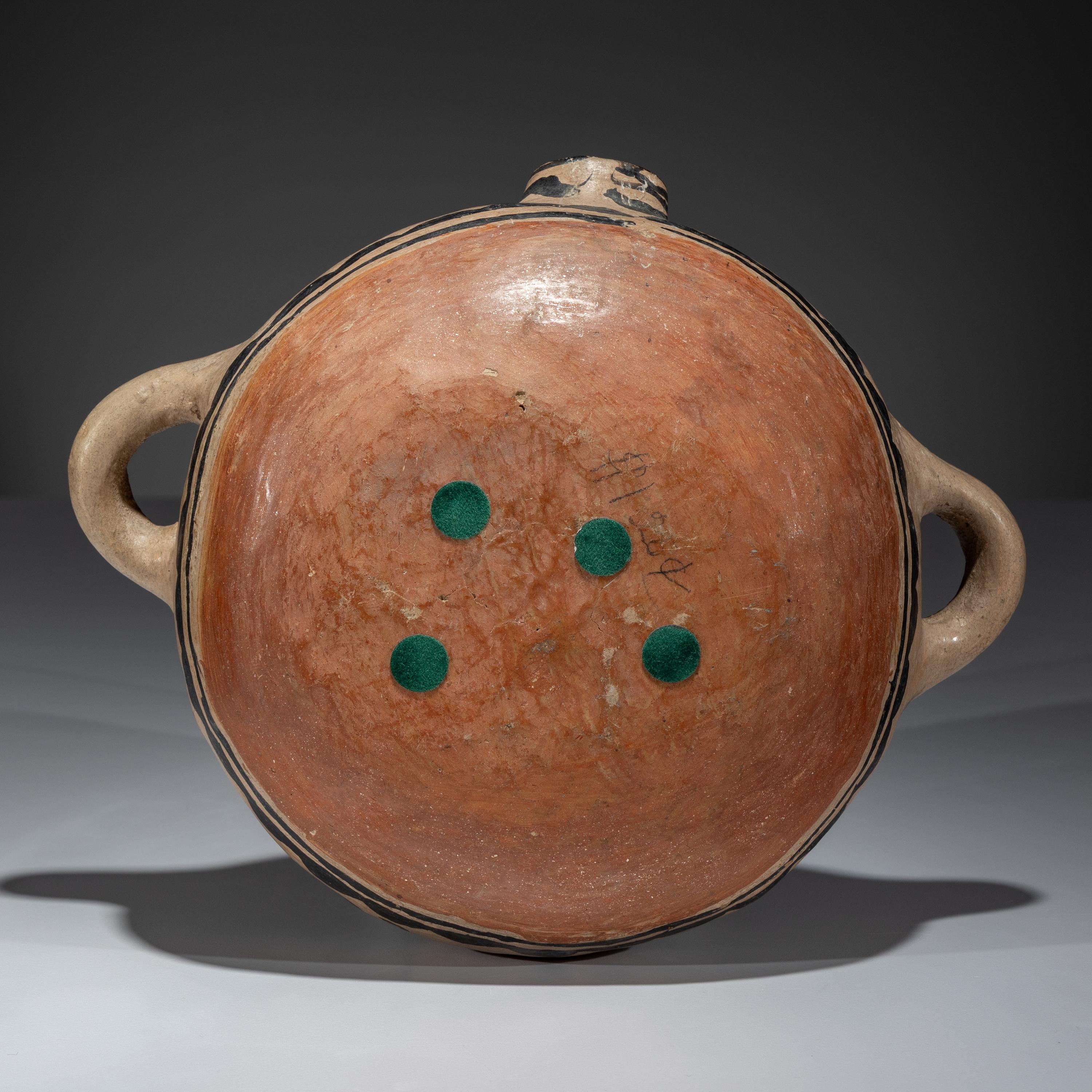 Cochiti Figural Pottery Canteen
