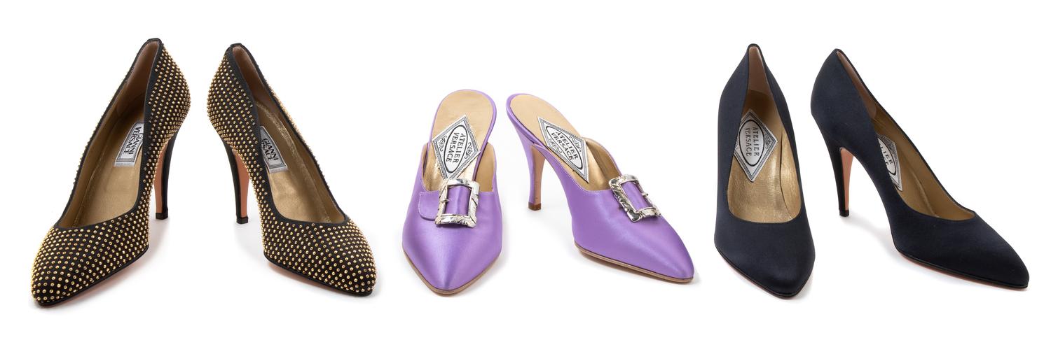 Three Pairs of Versace Shoes, 1990s