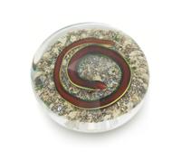 Delmo Tarsitano, (Italian, 1921-1990), a snake paperweight