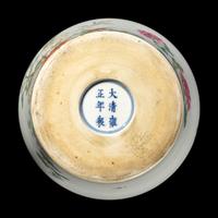 A Chinese Famille Rose Porcelain Meiping Vase 粉彩花卉圖梅瓶