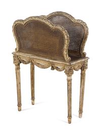 A Louis XVI Style Caned Canterbury