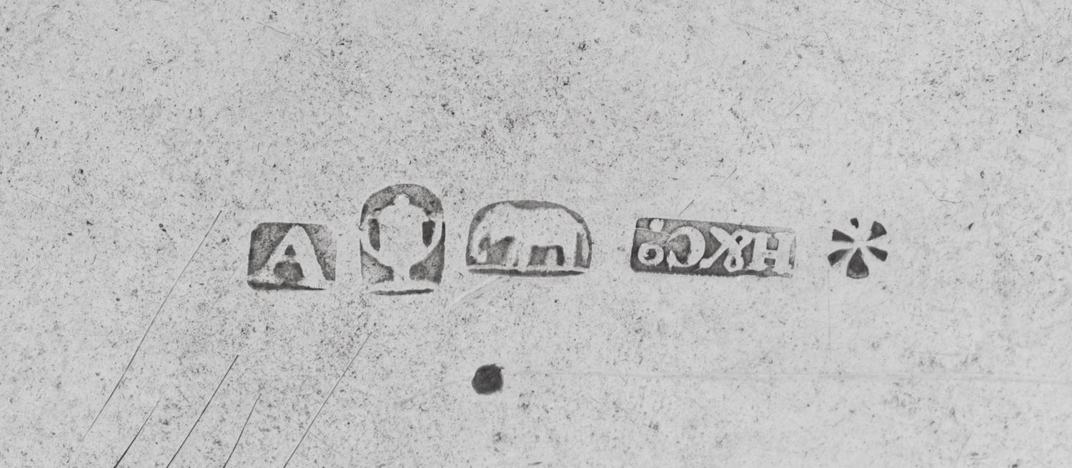 Two Indian Colonial Victorian Silver Articles