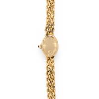 BAUME & MERCIER, YELLOW GOLD AND DIAMOND WATCH