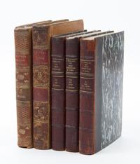 A Collection of Leather Bound Books in French