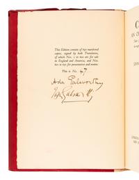 [LITERATURE -- ENGLISH]. A group of 8 works by John Galsworthy and D.H. Lawrence, comprising: